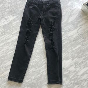 Black stretch jeans- American Eagle.  Like new